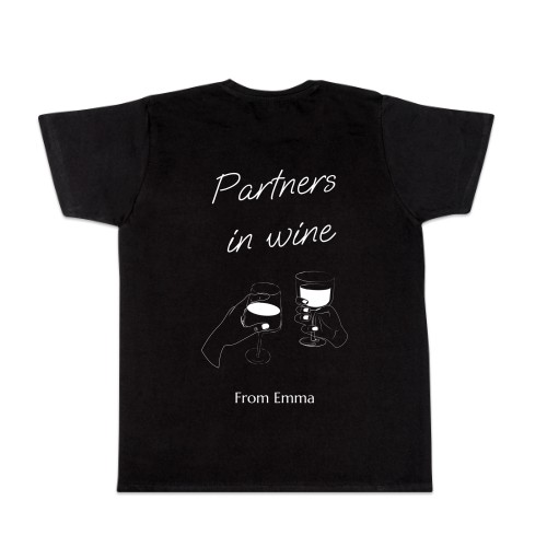 T-shirt Men Black Back T-shirt Men Black Back