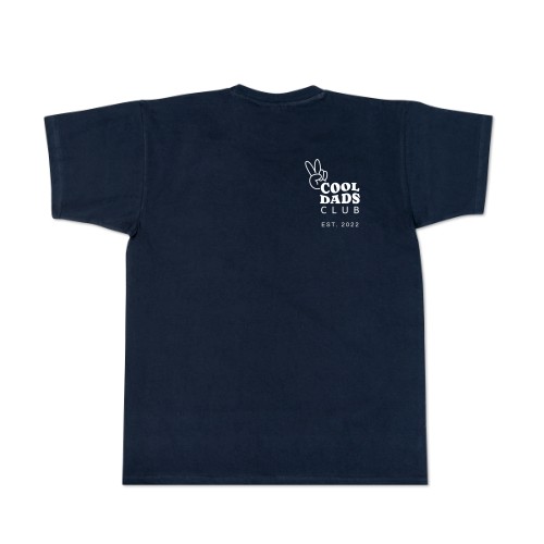 T-shirt bleu foncé Arrière