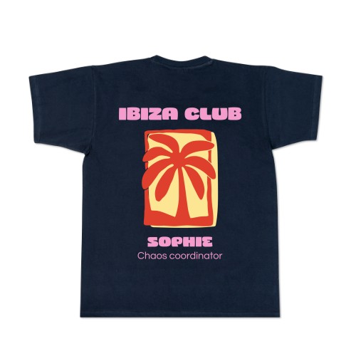 T-shirt mørkeblå Bagside T-shirt mørkeblå Bagside