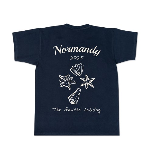 T-shirt mørkeblå Bagside T-shirt mørkeblå Bagside