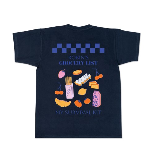 T-shirt Men Dark Blue Back T-shirt Men Dark Blue Back