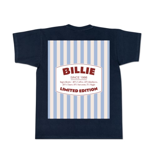 T-shirt Men Dark Blue Back T-shirt Men Dark Blue Back