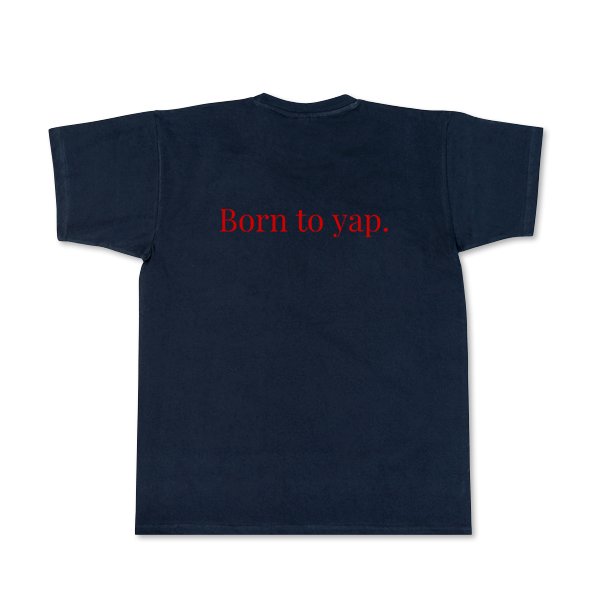 T-shirt Men Dark Blue Back