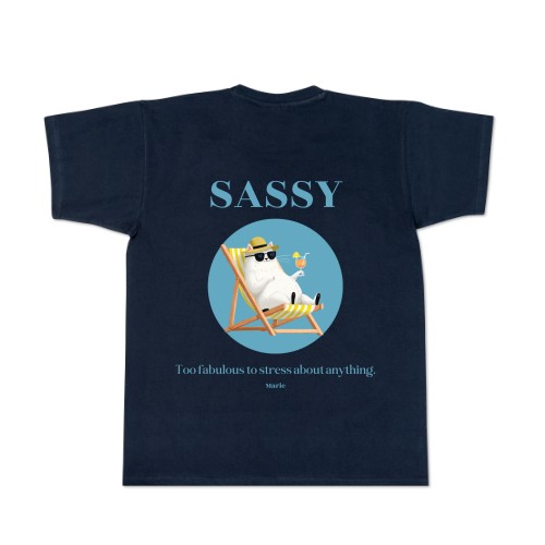 T-shirt Men Dark Blue Back T-shirt Men Dark Blue Back