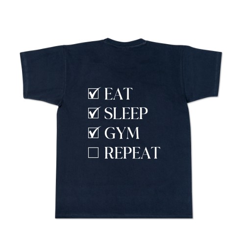 T-shirt Men Dark Blue Back T-shirt Men Dark Blue Back