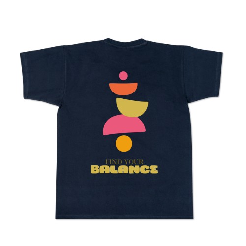 T-shirt Men Dark Blue Back T-shirt Men Dark Blue Back