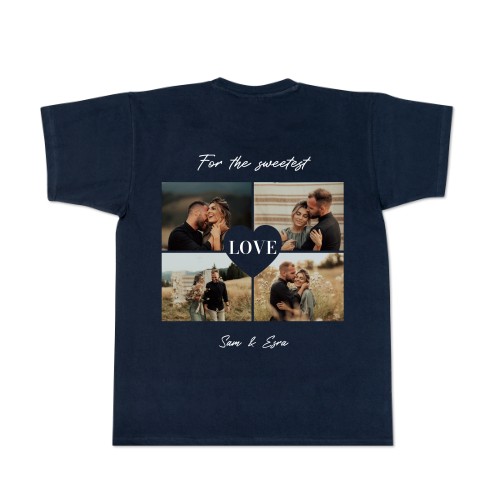 T-shirt Men Dark Blue Back T-shirt Men Dark Blue Back