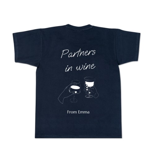 T-shirt Men Dark Blue Back T-shirt Men Dark Blue Back