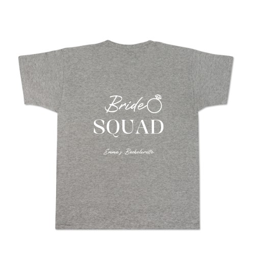 T-Shirt Grau Rückseite