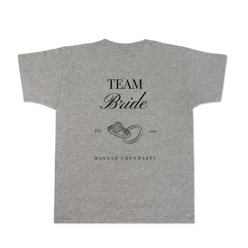 T-shirt mannen grijs Achterkant T-shirt mannen grijs Achterkant