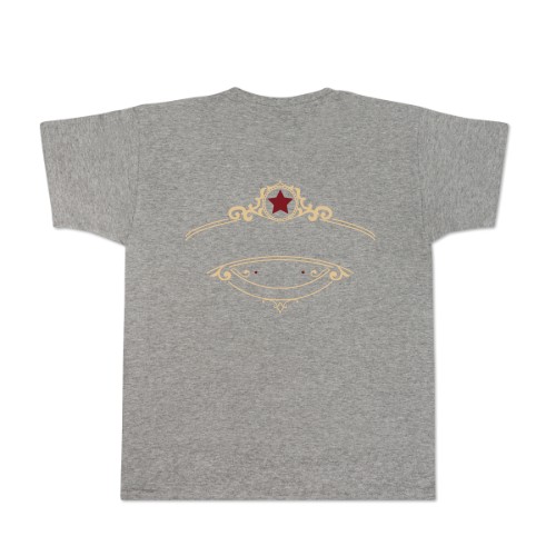 T-Shirt Grau Rückseite T-Shirt Grau Rückseite