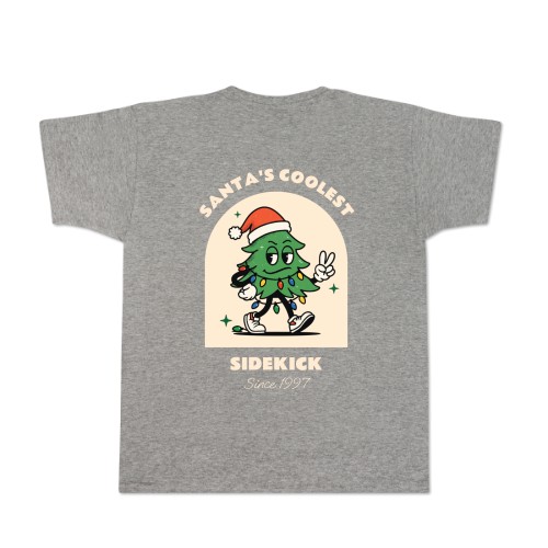 T-Shirt Grau Rückseite