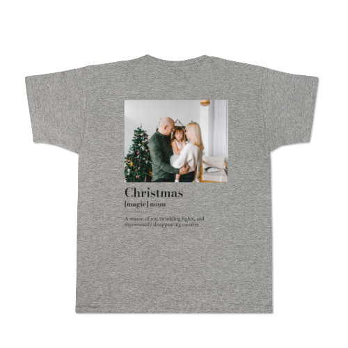 T-shirt Men Grey Back