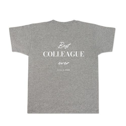 T-shirt Men Grey Back