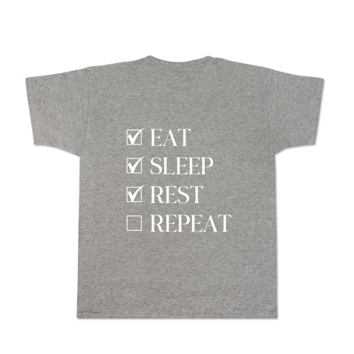 T-shirt gris Arrière