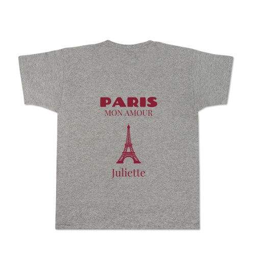 T-shirt gris Arrière