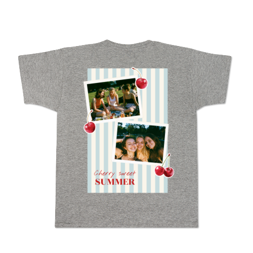 T-shirt Men Grey Back