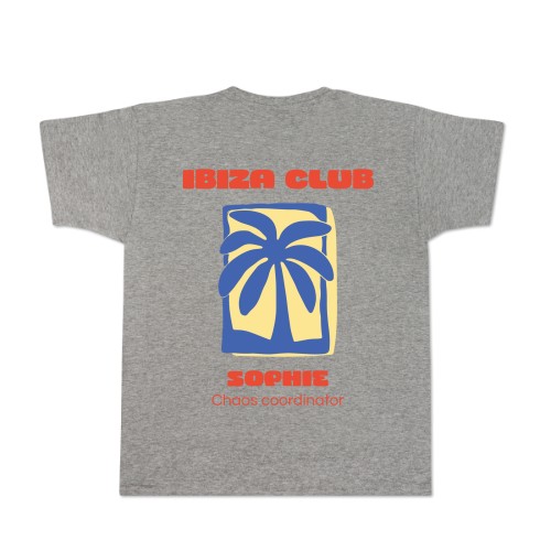 T-shirt grå Bagside T-shirt grå Bagside