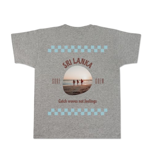 T-shirt grå Bagside T-shirt grå Bagside