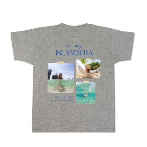 T-shirt grå Bagside T-shirt grå Bagside