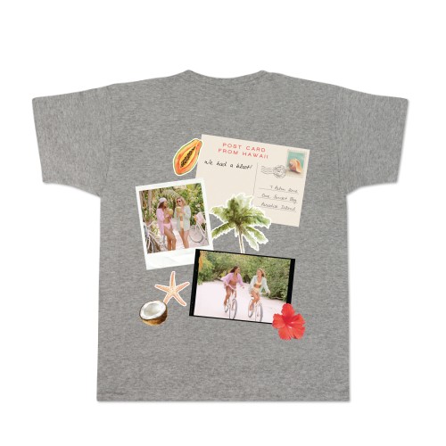 T-shirt grå Bagside