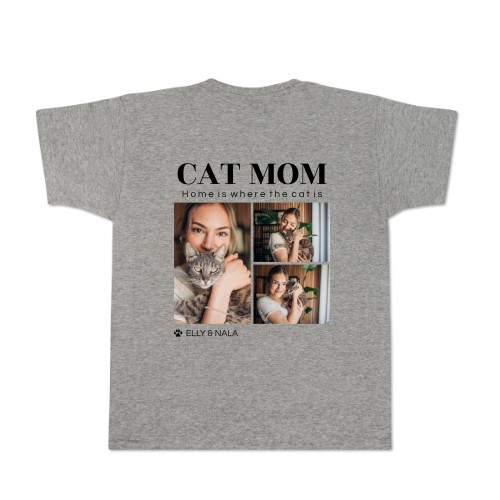 T-shirt Men Grey Back