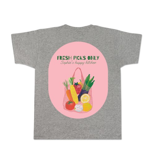 T-shirt Men Grey Back T-shirt Men Grey Back