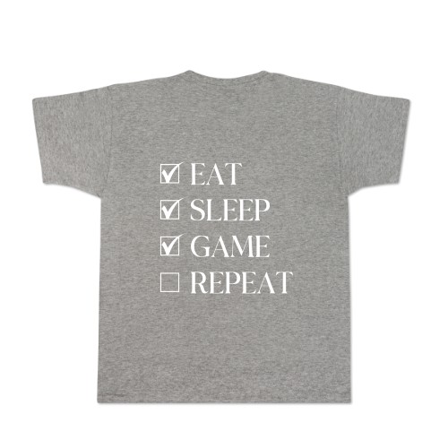 T-shirt Men Grey Back