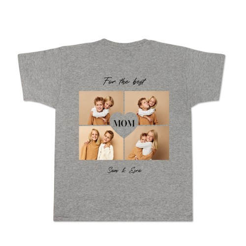 T-shirt gris Arrière