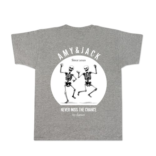 T-paita kuvalla harmaa Takasivu 