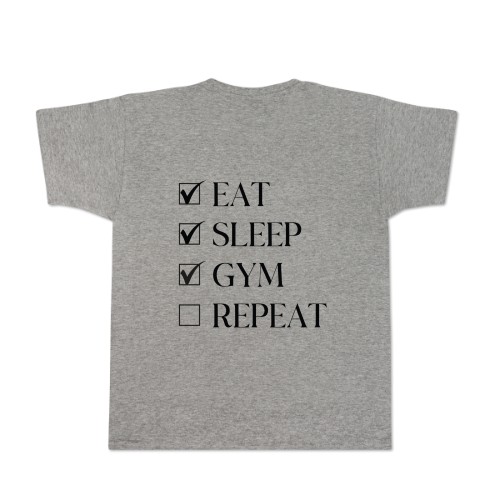 T-shirt gris Arrière