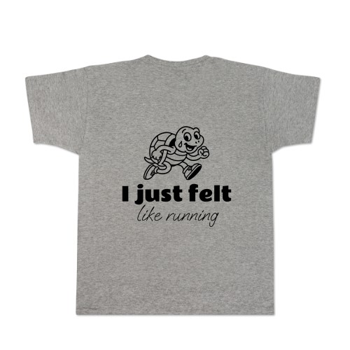 T-shirt grå Baksida