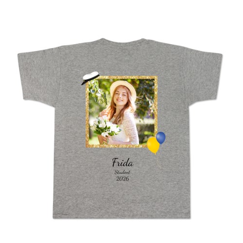 T-shirt grå Baksida