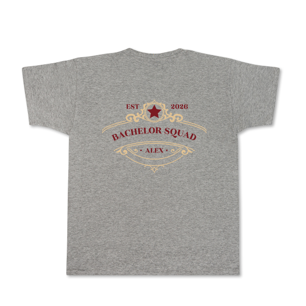 T-shirt Men Grey Back T-shirt Men Grey Back