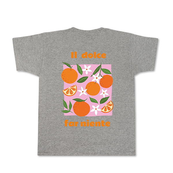 T-shirt Men Grey Back T-shirt Men Grey Back