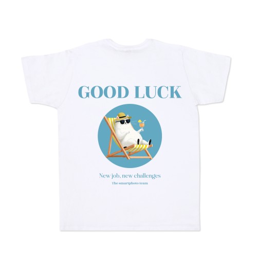 T-shirt Men White Back T-shirt Men White Back