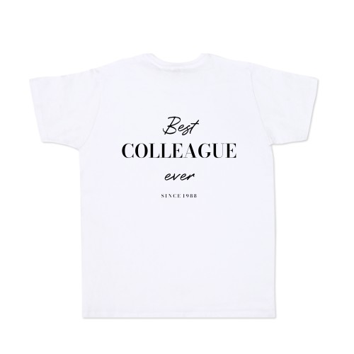 T-shirt hvid Bagside