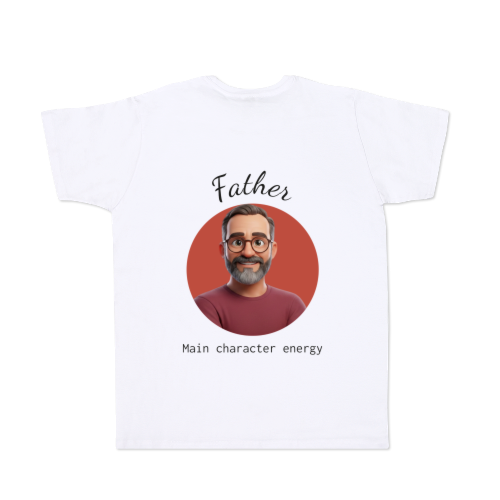 T-shirt blanc Arrière