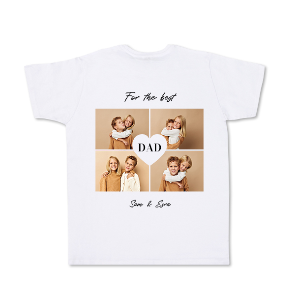 T-shirt vit Baksida T-shirt vit Baksida