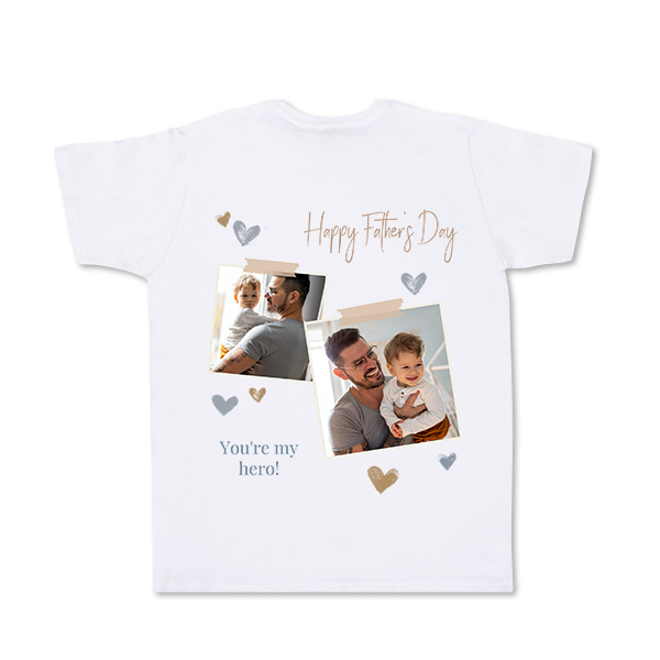 T-Shirt Weiss Rückseite T-Shirt Weiss Rückseite