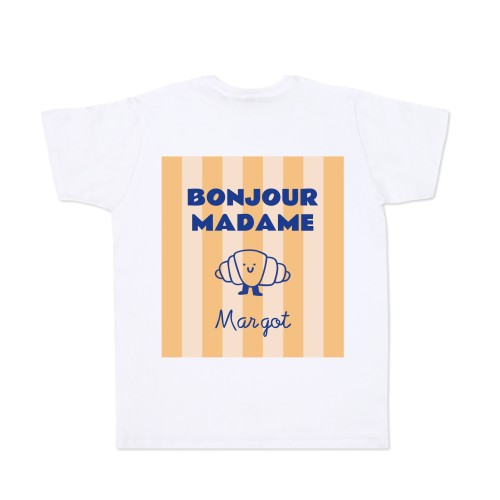 T-shirt blanc Arrière