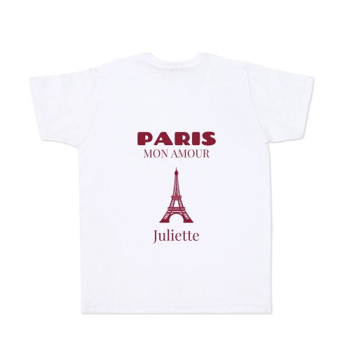 T-shirt blanc Arrière