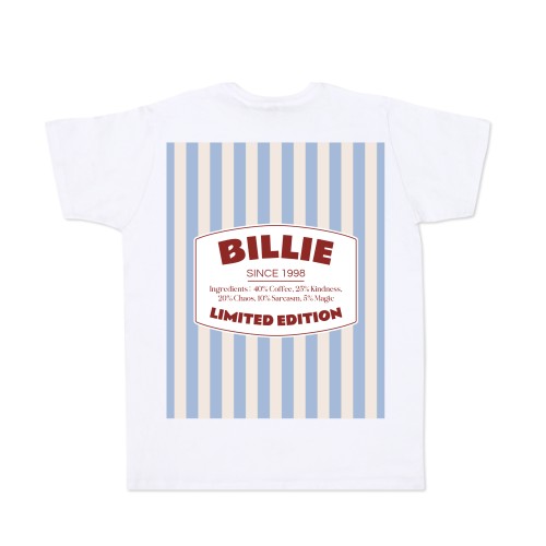 T-shirt Men White Back T-shirt Men White Back