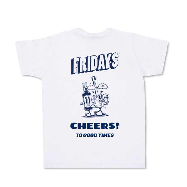 T-Shirt Weiss Rückseite