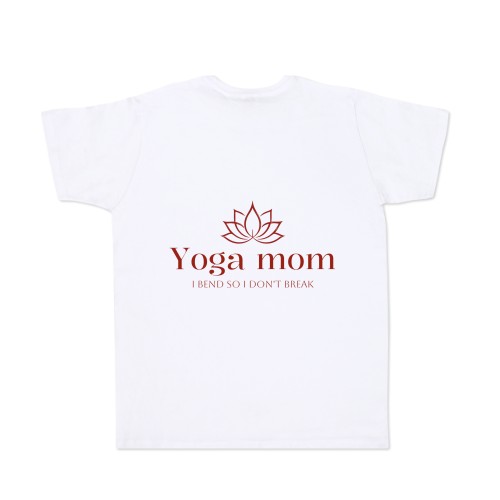 T-shirt Men White Back T-shirt Men White Back