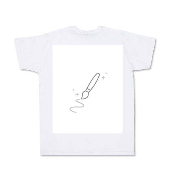 T-Shirt Weiss Rückseite T-Shirt Weiss Rückseite