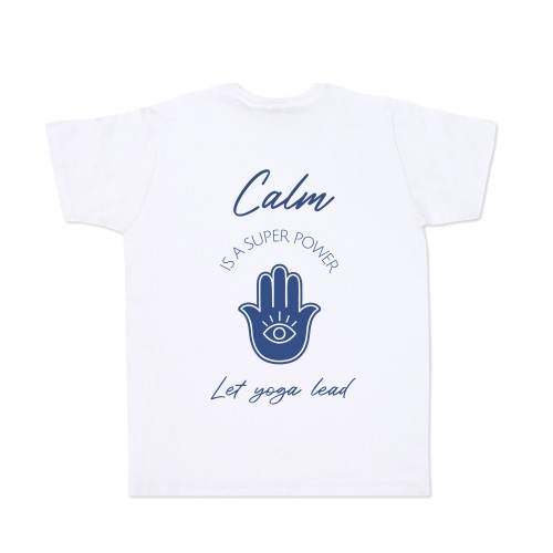 T-shirt Men White Back T-shirt Men White Back