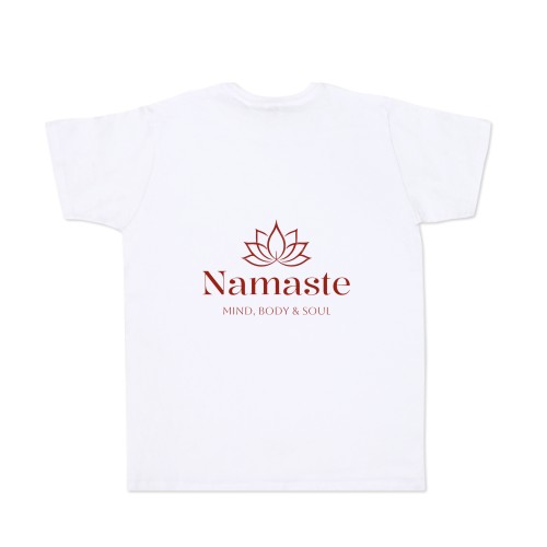 T-shirt Men White Back T-shirt Men White Back