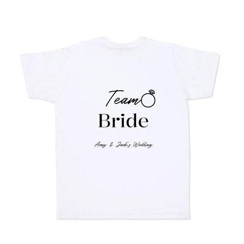 T-shirt Men White Back T-shirt Men White Back