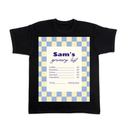 Grocery Checkers List - Text only Grocery Checkers List - Text only